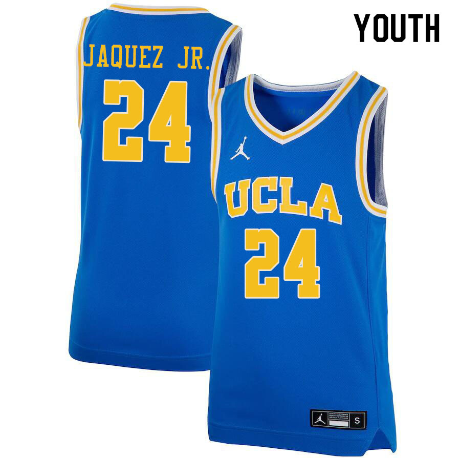 Jordan Brand Youth #24 Jaime Jaquez Jr. UCLA Bruins College Jerseys Sale-Blue